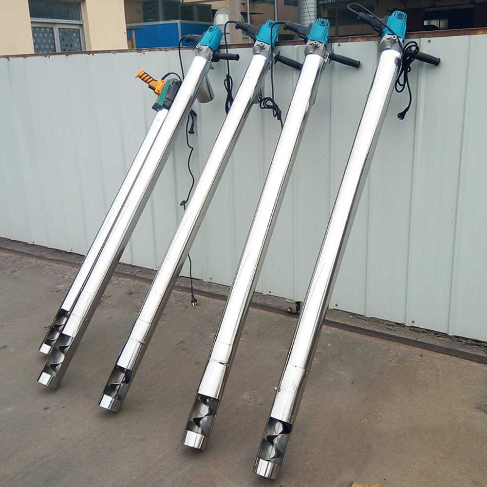 자동 스텐 곡물 이송기 대량 운반 곡식 이송 설비 1.5m 스틸+직경114mm - 상세 이미지 2