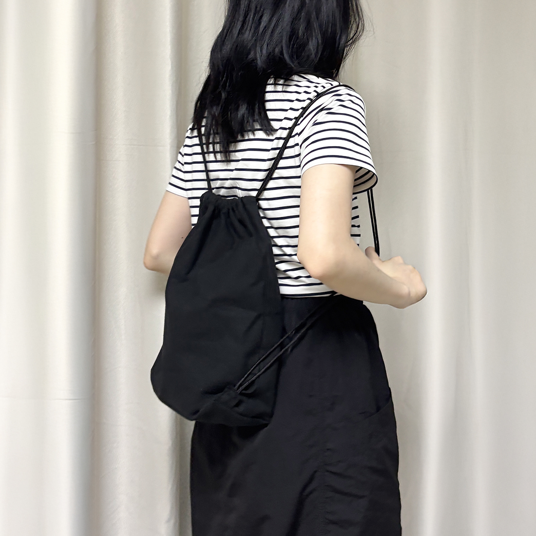 가벼운 린넨 조리개 배낭 백팩 엄마의주머니 천아트반제품 - 상세 이미지 4