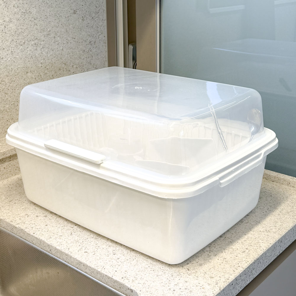 뚜껑있는 싱크대 설거지 식기건조대 그릇거치대 이유식보관함 이미지 6
