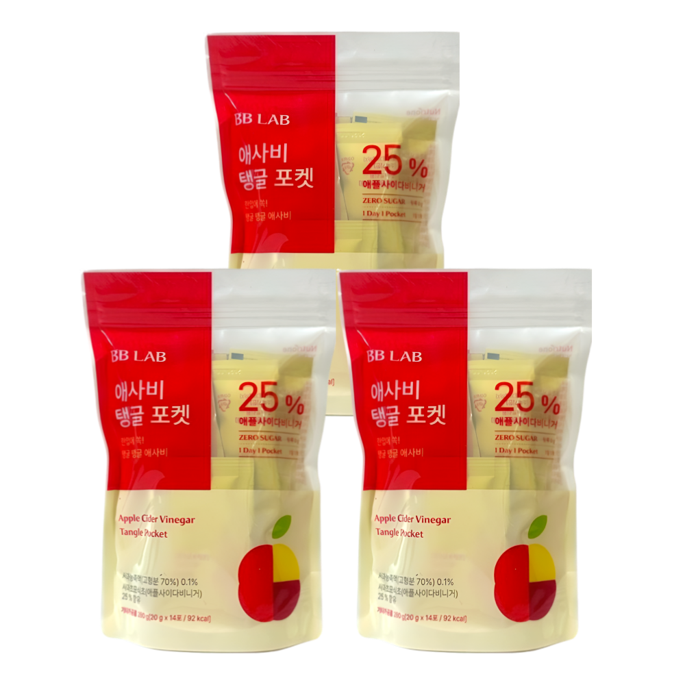 비비랩 애사비 젤리 탱글포켓 애플사이다비니거 14포X3박스 - 상세 이미지 5