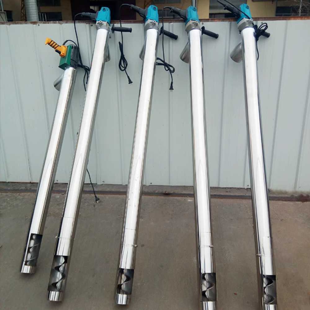 자동 스텐 곡물 이송기 대량 운반 곡식 이송 설비 1.5m 스틸+직경114mm - 상세 이미지 4