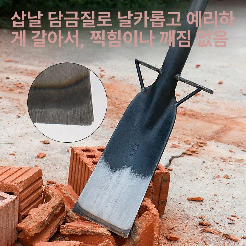 특수삽 나무 파기 조경삽 구멍 구덩이 단독 굴착기 삽날 두꺼운 망강철 35-7 A - 상세 이미지 2