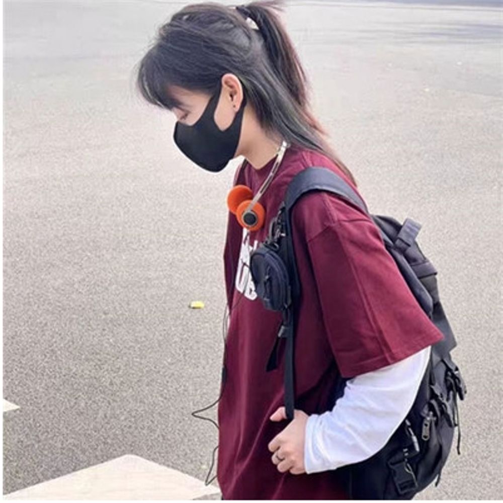 레트로 헤드셋 Y2K 오렌지 코튼 오트밀 감 A. 각 이어폰에는 5가지 색상의 코튼이 제공 - 상세 이미지 4