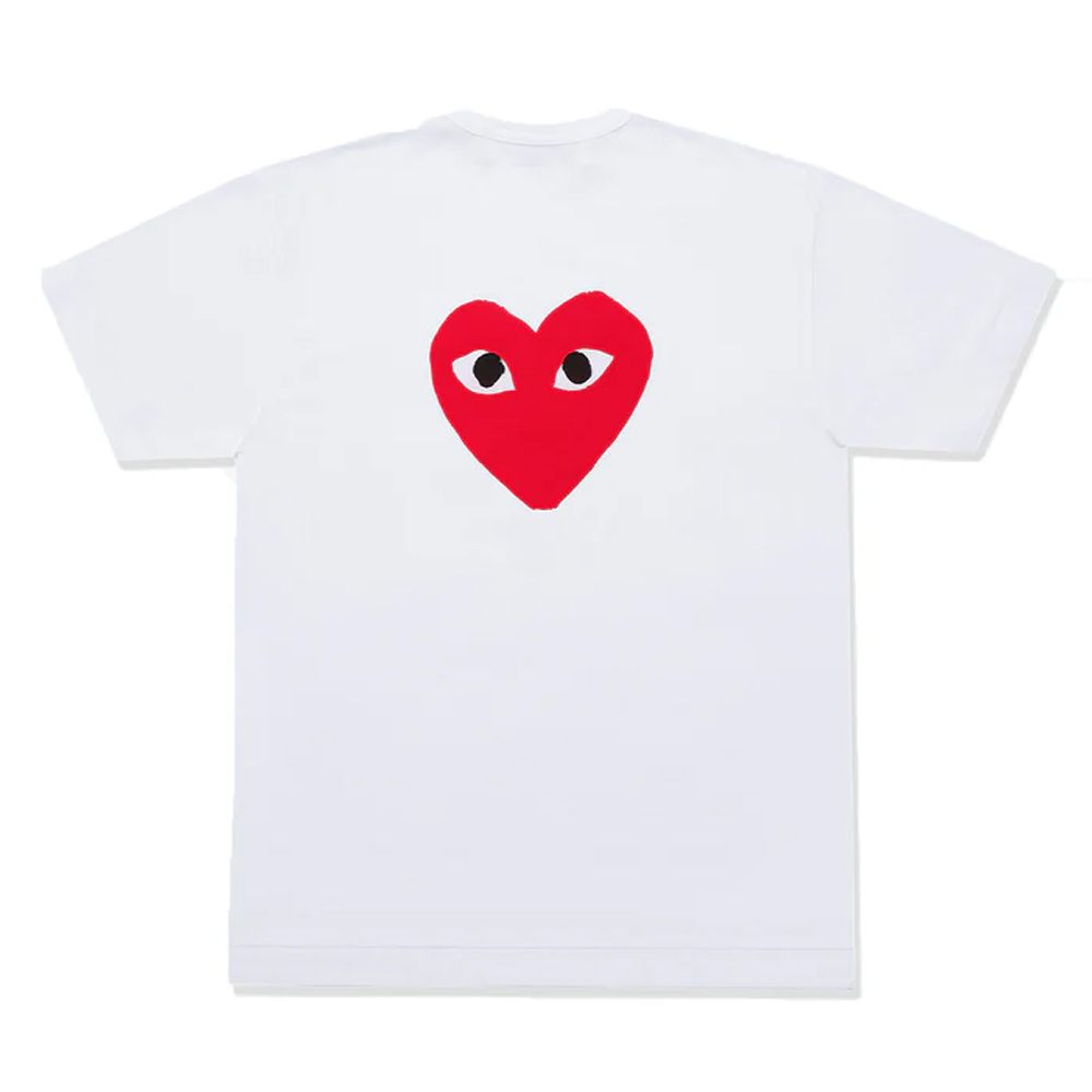 꼼데가르송 반팔티 Unisex Printed Heart T-Shirt 레드와펜 - 상세 이미지 2