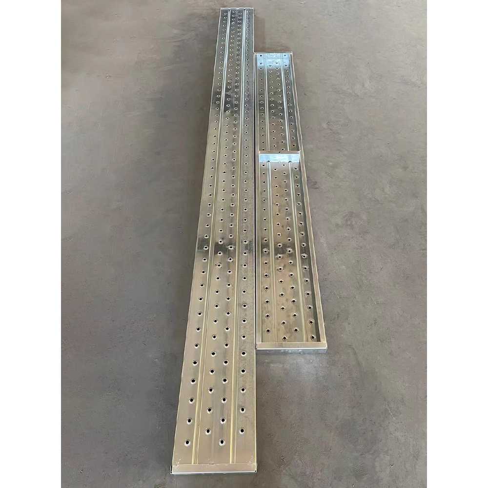 비계발판 바닥 가설 강철 계단 깔판 등반 도배 공사 4mx25cm 폭x1.2T - 상세 이미지 2