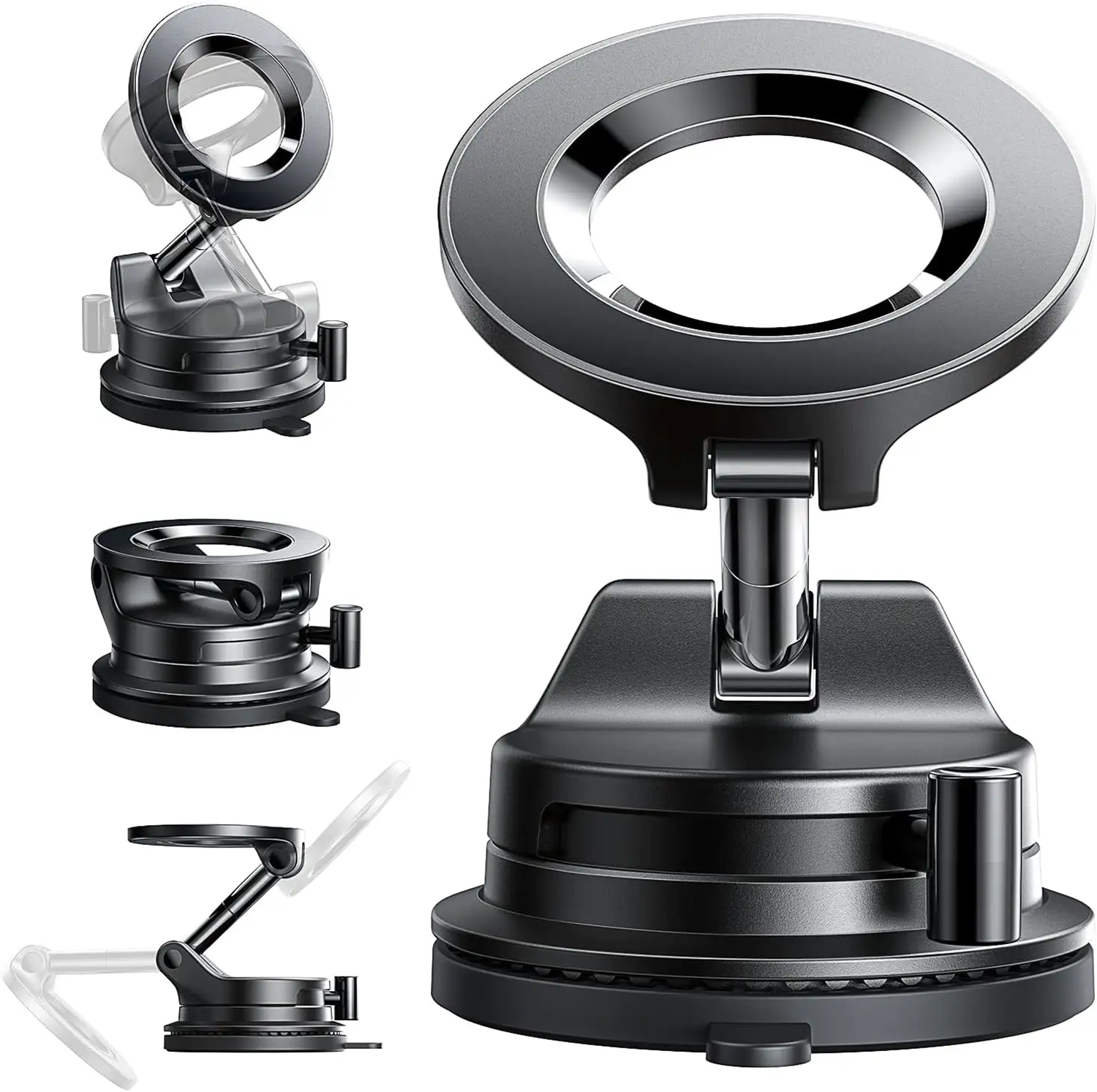 리센 진공 흡착식 핸드폰 맥세이프 거치대 대쉬보드 이지스냅