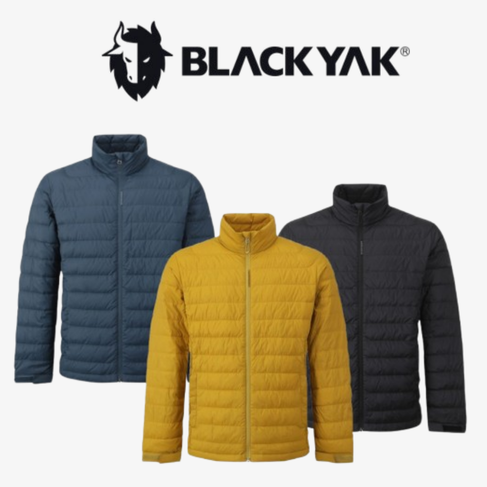 블랙야크 남성 경량 패딩점퍼 라이트 하이넥 다운자켓 1BYPASU001