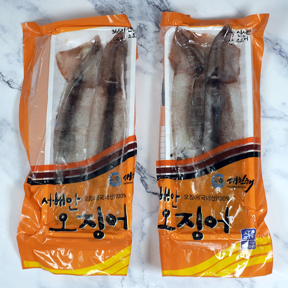 국내산 서해안 오징어 대사이즈 4미 800g내외