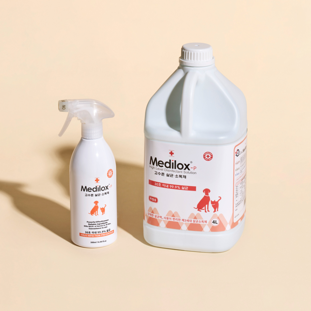 메디록스 P 고수준 살균 소독제 4L+휴대용 S80ml 1개 - 상세 이미지 2