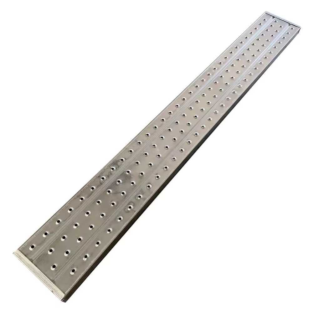 비계발판 바닥 가설 강철 계단 깔판 등반 도배 공사 4mx25cm 폭x1.2T - 상품 이미지