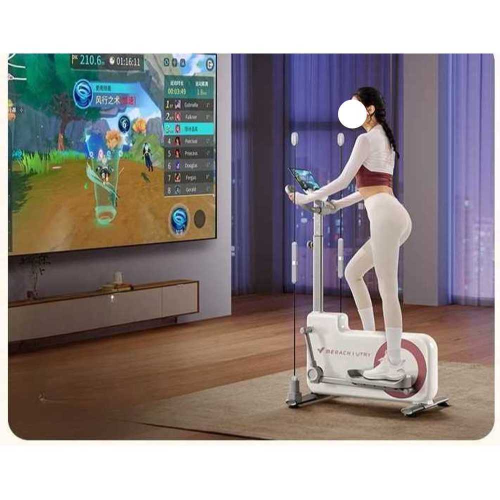 일립티컬 홈짐 머신 스텝퍼 유산소 전신 트레이닝기기 화이트(풀 로프) - 상세 이미지 4
