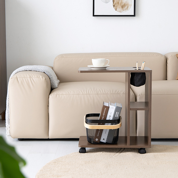 폴라보 이동식 사이드테이블 STBM5950 CT080 브라운 4275.6951