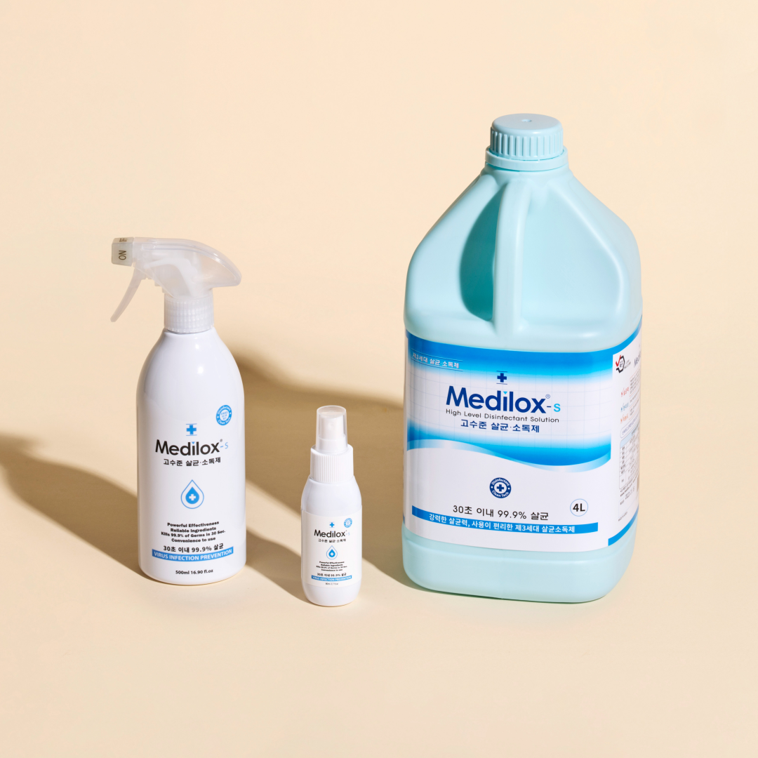 메디록스 S 고수준 살균 소독제 4L+휴대용 S80ml 1개 - 상세 이미지 2