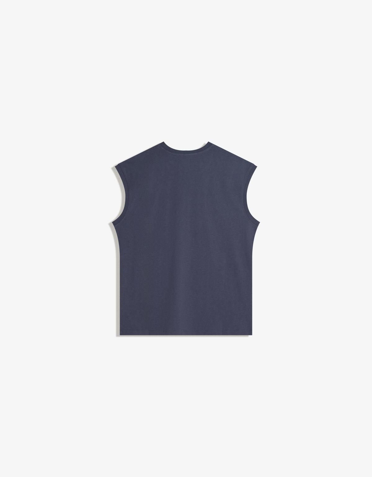 버쉬카 모던 네이비 민소매 탑 7594/093 NAVY - 상세 이미지 3