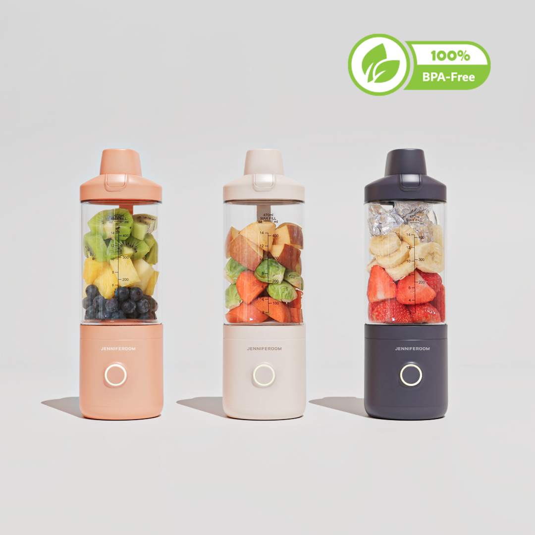 제니퍼룸 블렌드 러쉬 휴대용 무선블렌더 소형 믹서기 과일 주스 믹서 오트밀 JRK-BLP101OM
