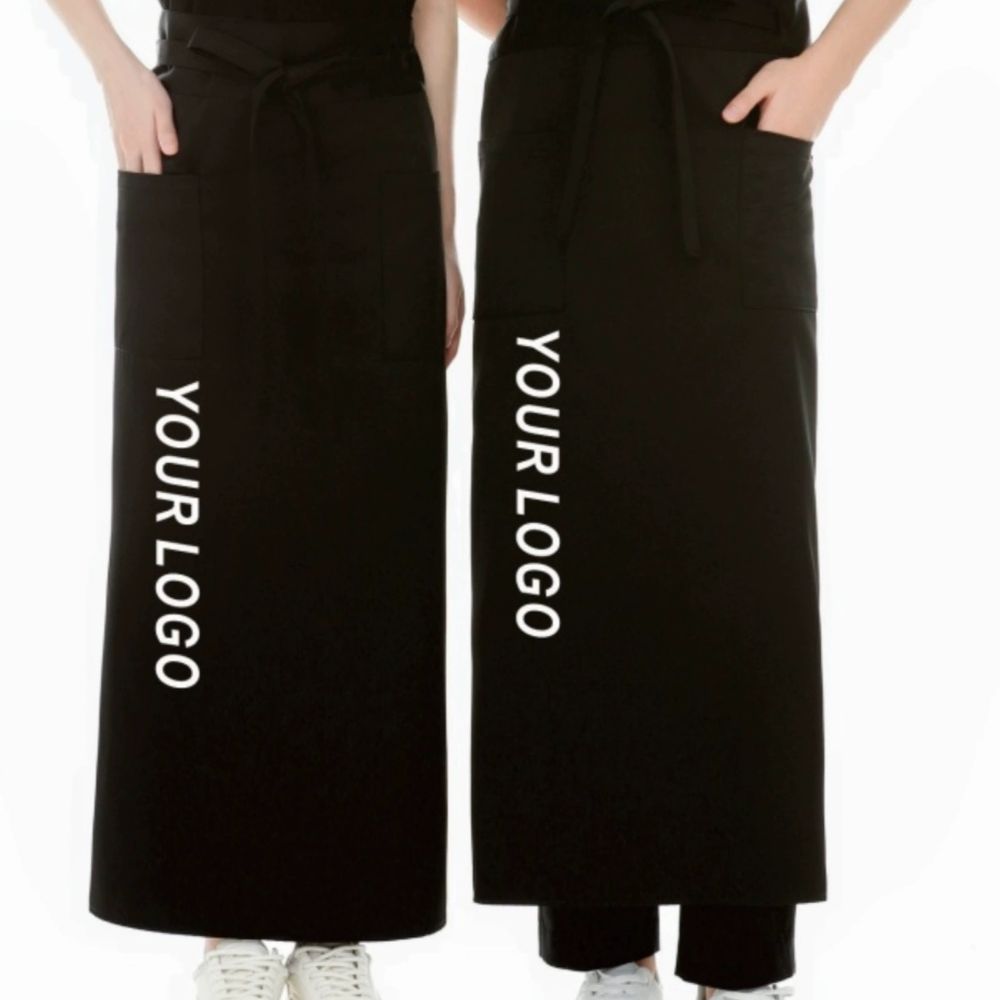 일본 앞치마 일식 주방 초밥집 작업복 조리복 A. 검은 풀 커버 너비 110cm 길이 90 - 상세 이미지 2