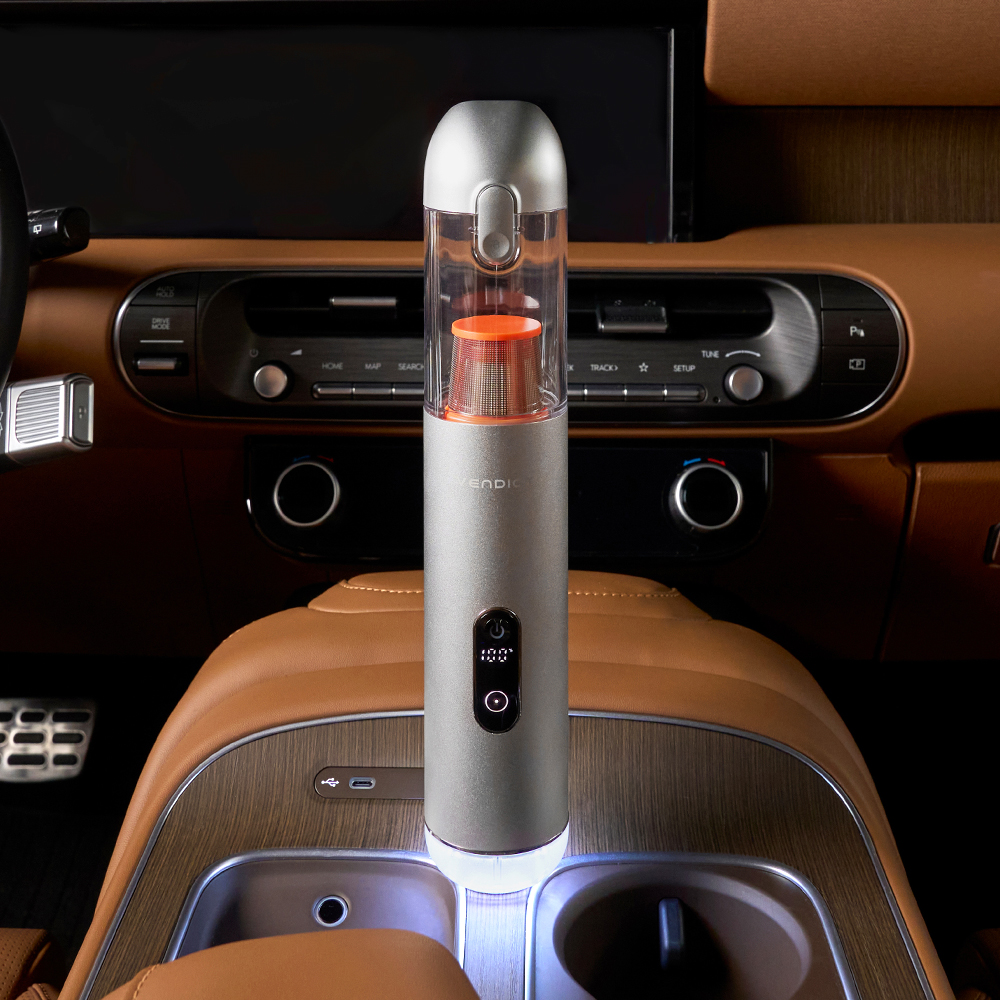 벤딕트 차량용 청소기 에어건 자동차 무선 휴대용 강력 진공 핸디 실버 라이닝 퓨어