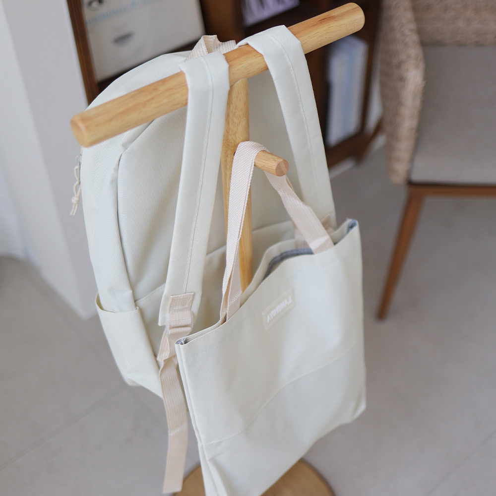 [덕하우스] 원목 가방 책가방 핸드백 걸이 로우 스탠드 행거 행어 다용도 거치대