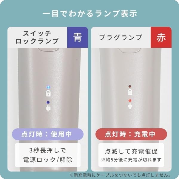 일본 야마젠 충전식 휴대용 여행용 방수 전기면도기 이미지 8