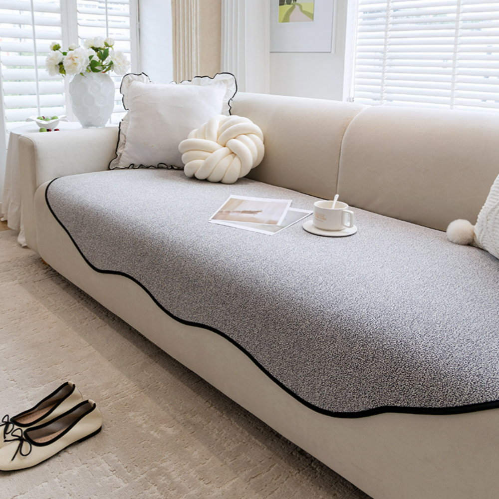 사계절 소파패드 비정형 모던 오염방지 넓은 소파 매트 커버 3인용 4인용