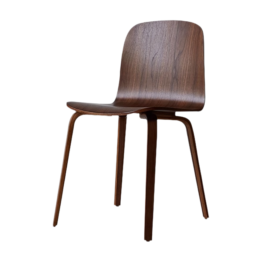로우바인 편한 원목 다이닝 라운지 체어 Løvein Chair - 상세 이미지 3