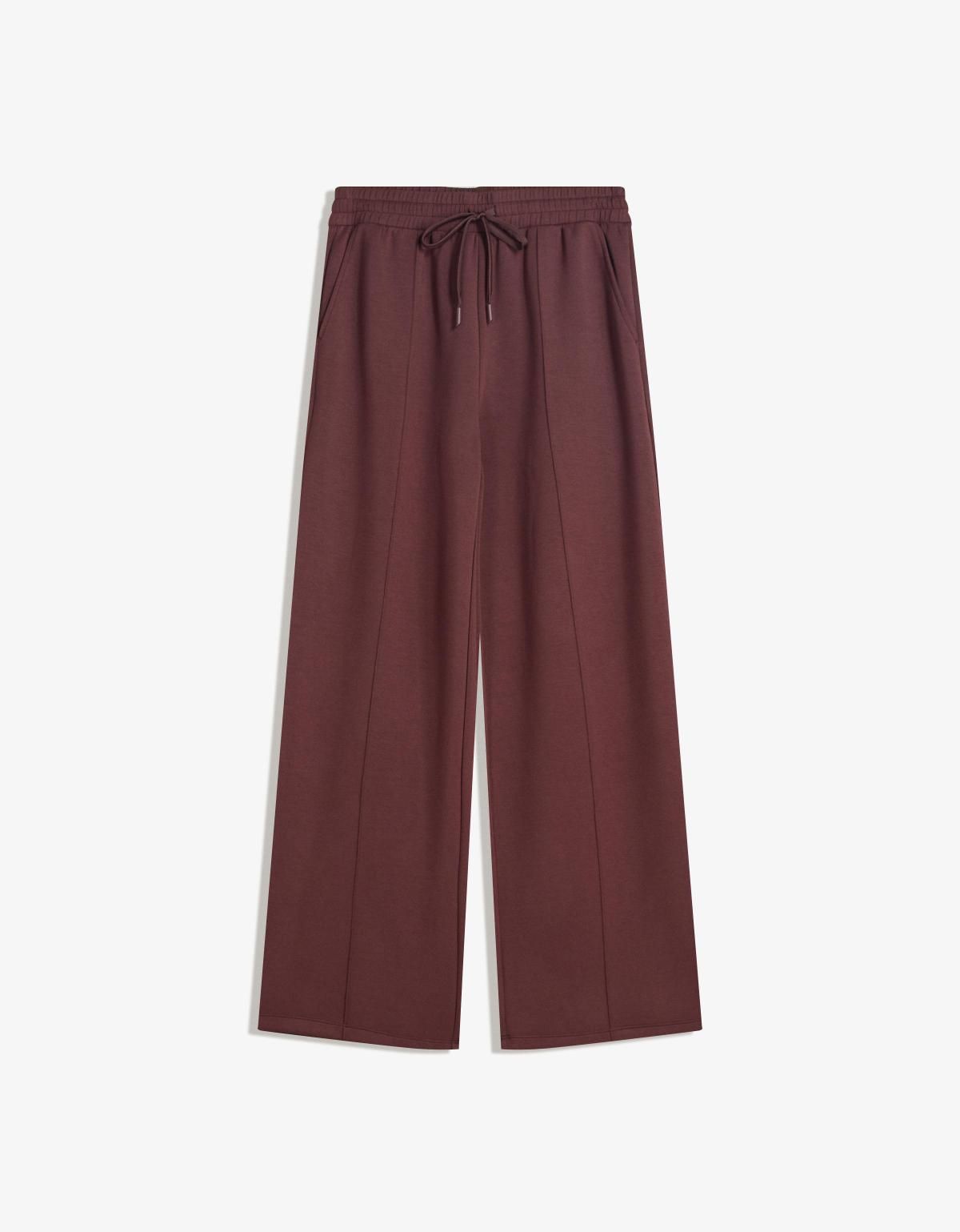 버쉬카 소프트터치 와이드 팬츠 5096/727 BURGUNDY - 상세 이미지 3