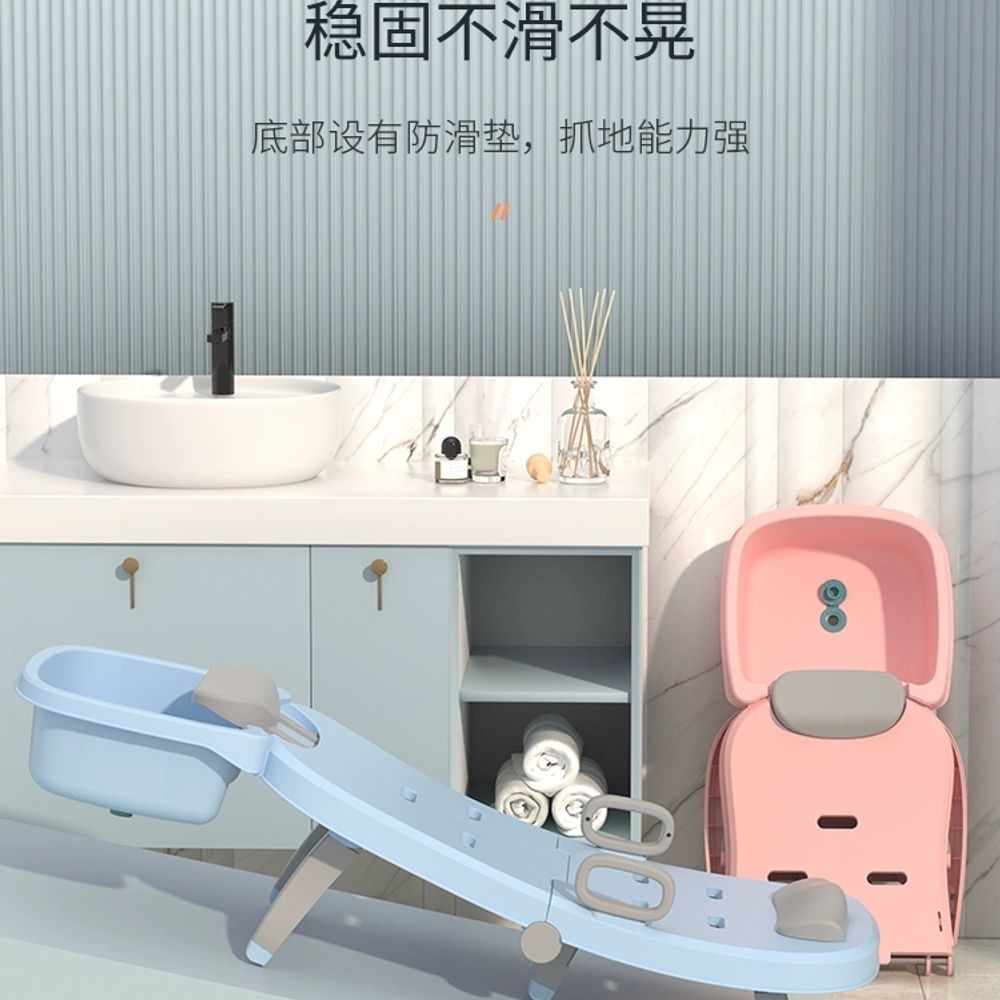 성인샴푸의자 접이식 침상 샤워 어르신 머리감 A. 샴푸 탱크 워터 파이프가있는 디럭스 모 - 상세 이미지 5