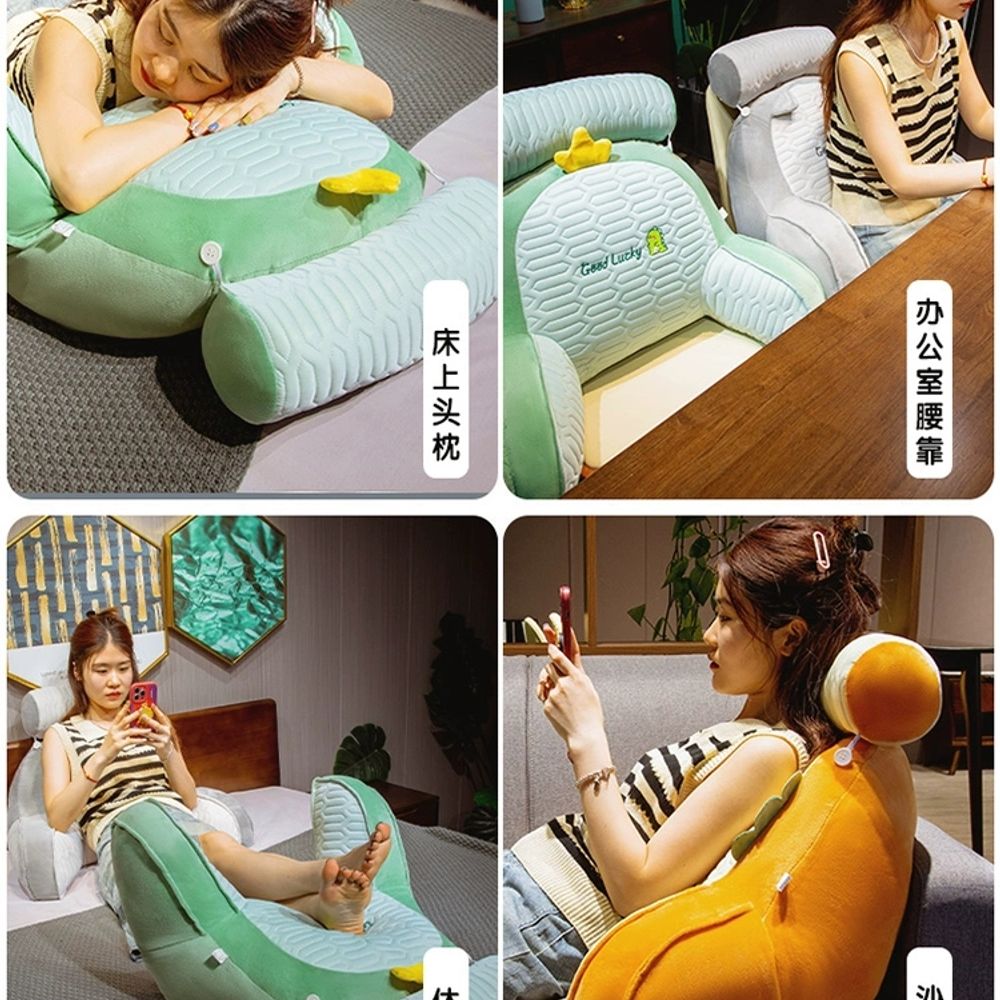 등쿠션 꿀잠베개 다기능 넥스트비엔엘 테릴렌 F. 그레이 허스키 Doudou Sui Fab, A. 소형 사이즈 60X40cm 독립형 라이너 이미지 6
