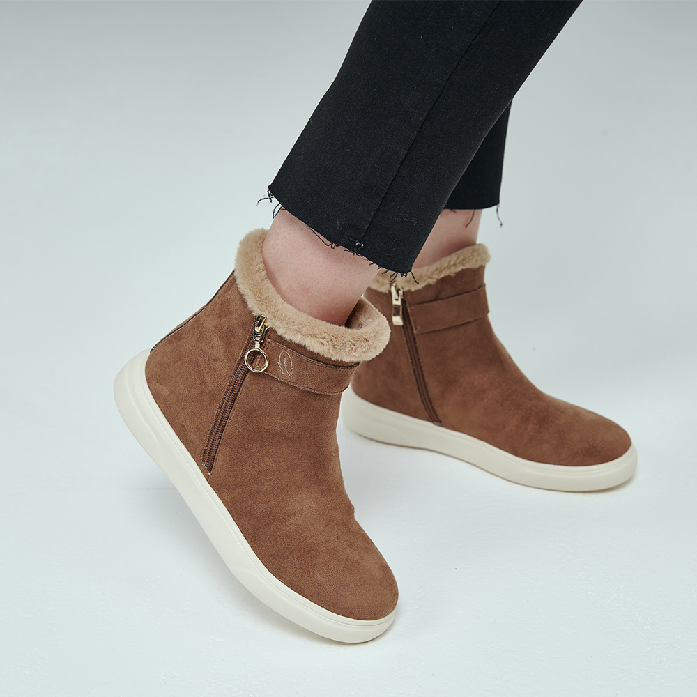 데이워크 발편한 아치깔창 여성 앵클부츠 네쥬 브라운 DW30030-BRWS - 상세 이미지 3