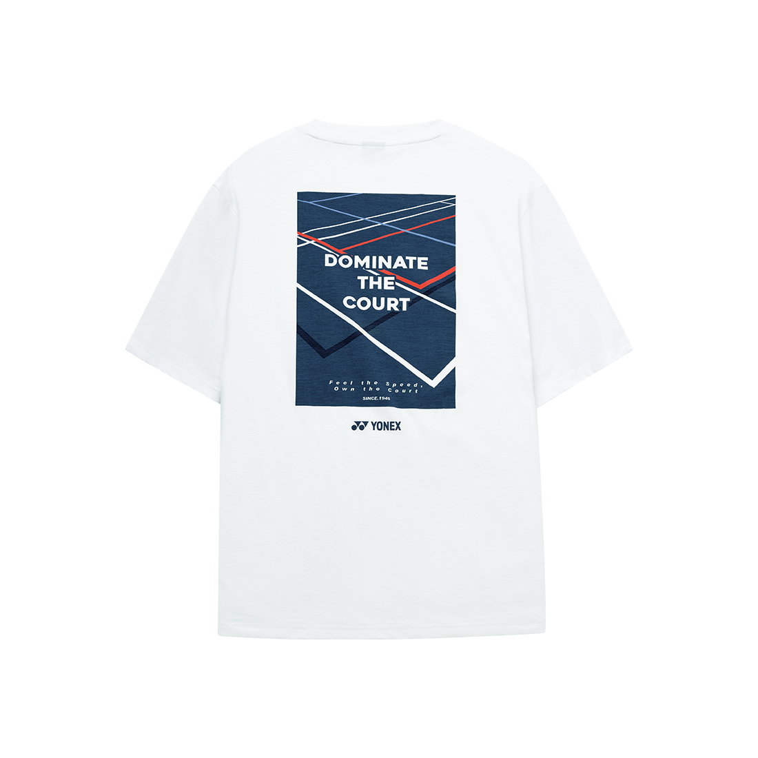 요넥스 253TS039U 배드민턴 오버핏 반팔 티셔츠 남녀공용 데일리웨어 화이트 - 상세 이미지 3