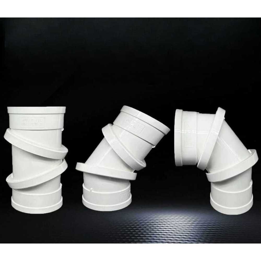 PVC양방향엘보 PVC배관 회전식 시프터배관 50mm 양쪽회전 A. 50 양방향 회전 직접 - 상품 이미지
