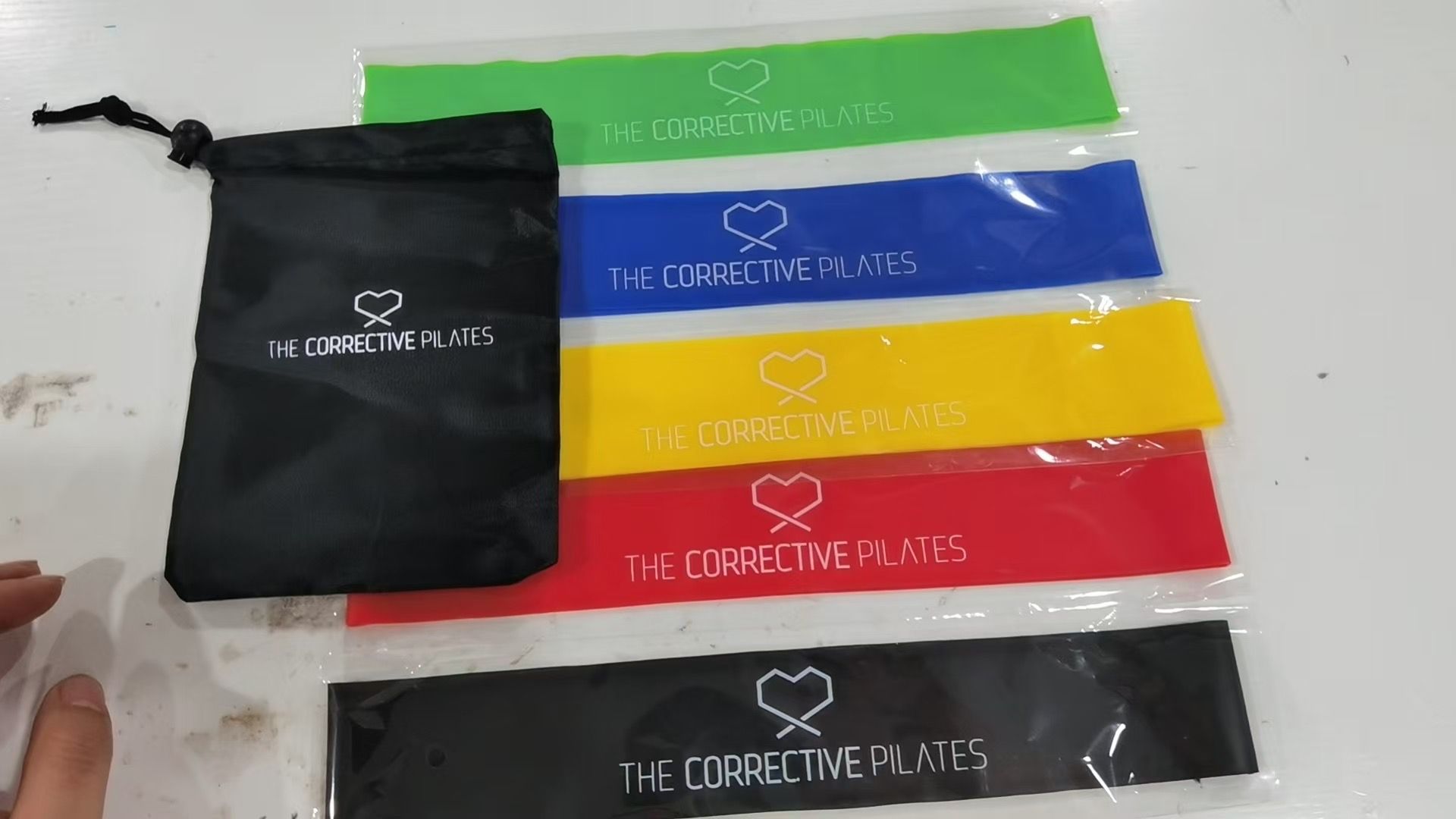 더올바른 루프밴드 5종세트 힙업 운동 홈트 초록, 파랑, 노랑, 빨강, 검정