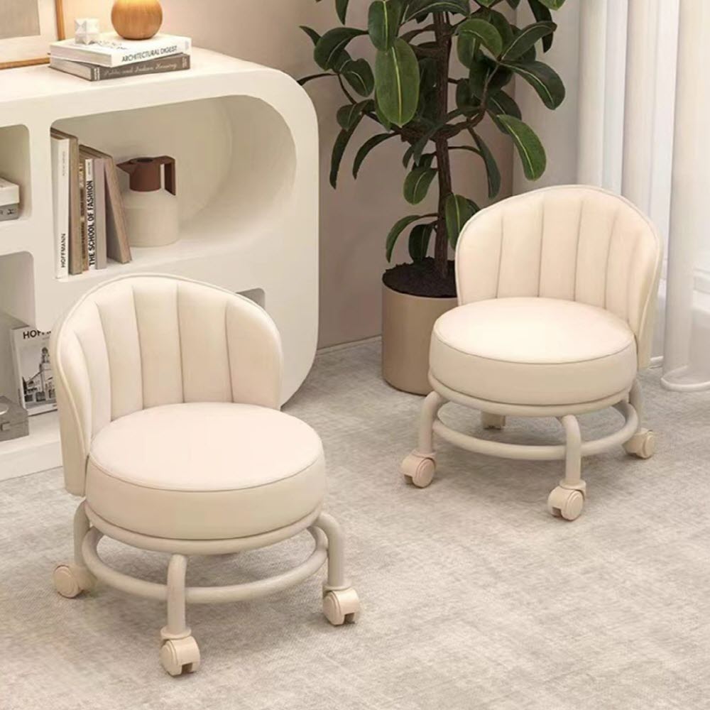 앉은뱅이 의자 안증뱅이 돌돌이 좌식 바퀴달린 등받이 이동 청소