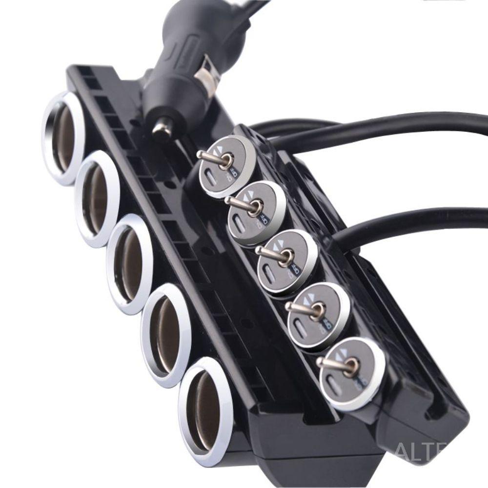 차량용 멀티 시거잭 소켓 어댑터 LED 1대 4 연결 - 상세 이미지 4