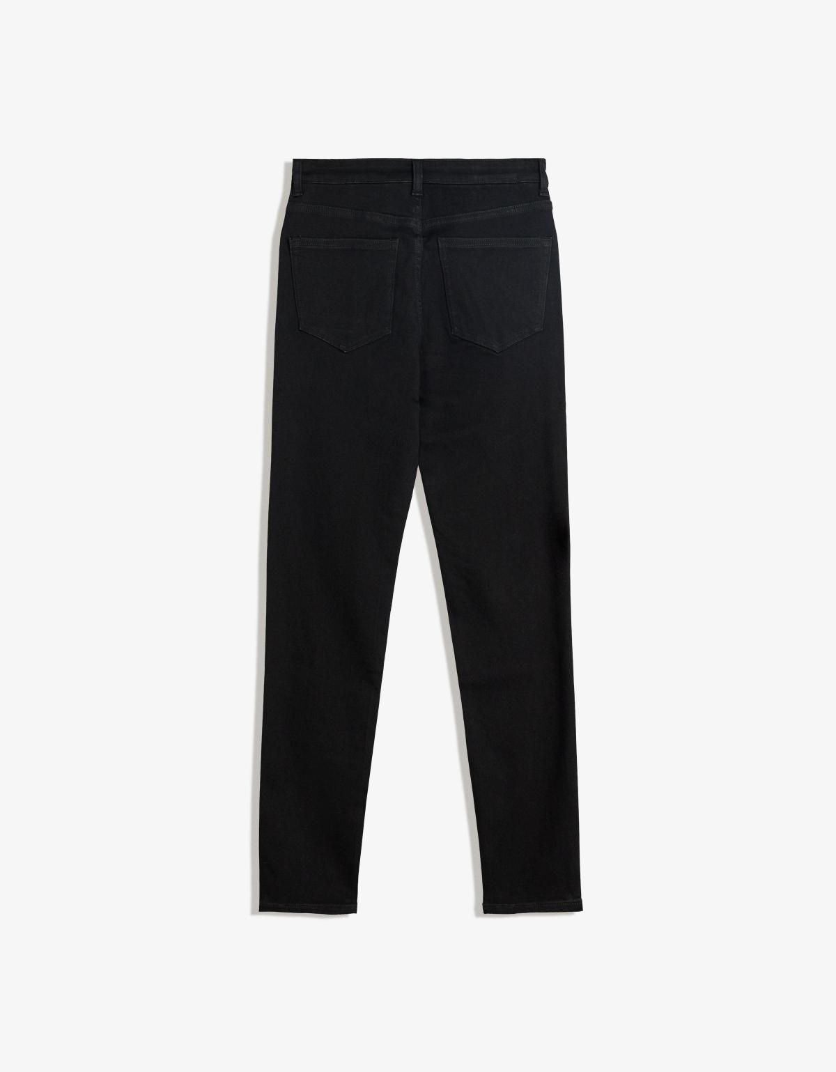 버쉬카 하이웨이스트 소프트 스키니 데님 팬츠 5003/156 BLACK - 상세 이미지 5