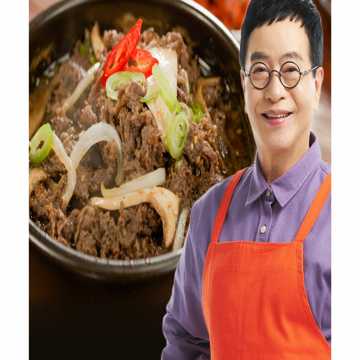 (m)김하진의 궁중 한우 뚝배기불고기 600g x 5팩 - 메인 이미지