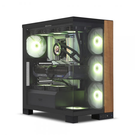 DARKFLASH DARKFLASH DS900XL 우드 ARGB (블랙)