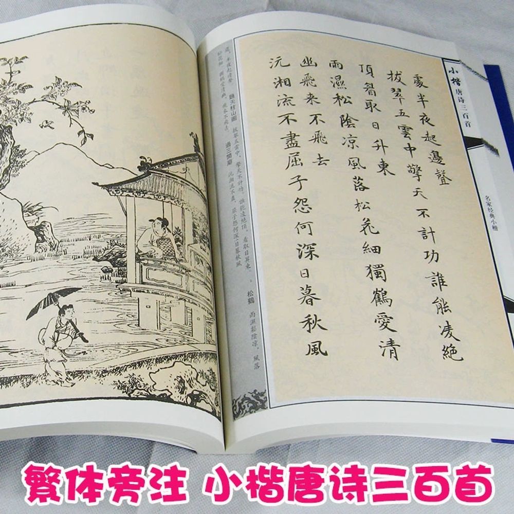 서예 교본 중국 붓글씨본 항목 단일 붓글씨연 A. 성인 초보자를 위한 작은 글씨체로 된 삼 - 상세 이미지 3