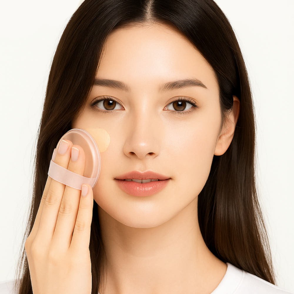 씻어쓰는 실리콘퍼프 선크림퍼프 파운데이션 기초 화장 메이크업 팩트 투명 썬크림 파데 틱톡 : 알콜리카