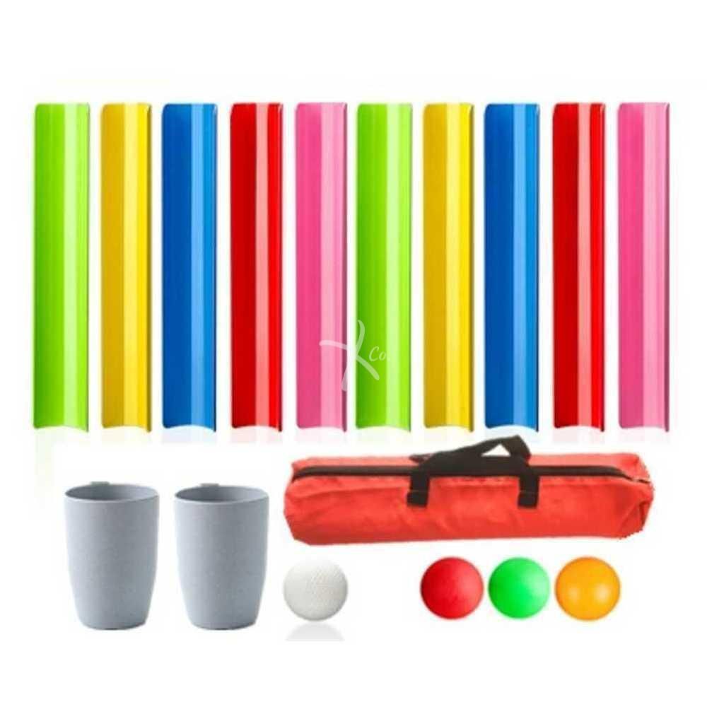 공 나르기 파이프 그루브 체육대회 릴레이 야 A. 50cm 10개공 8개컵 2개보관용 봉지 - 상품 이미지