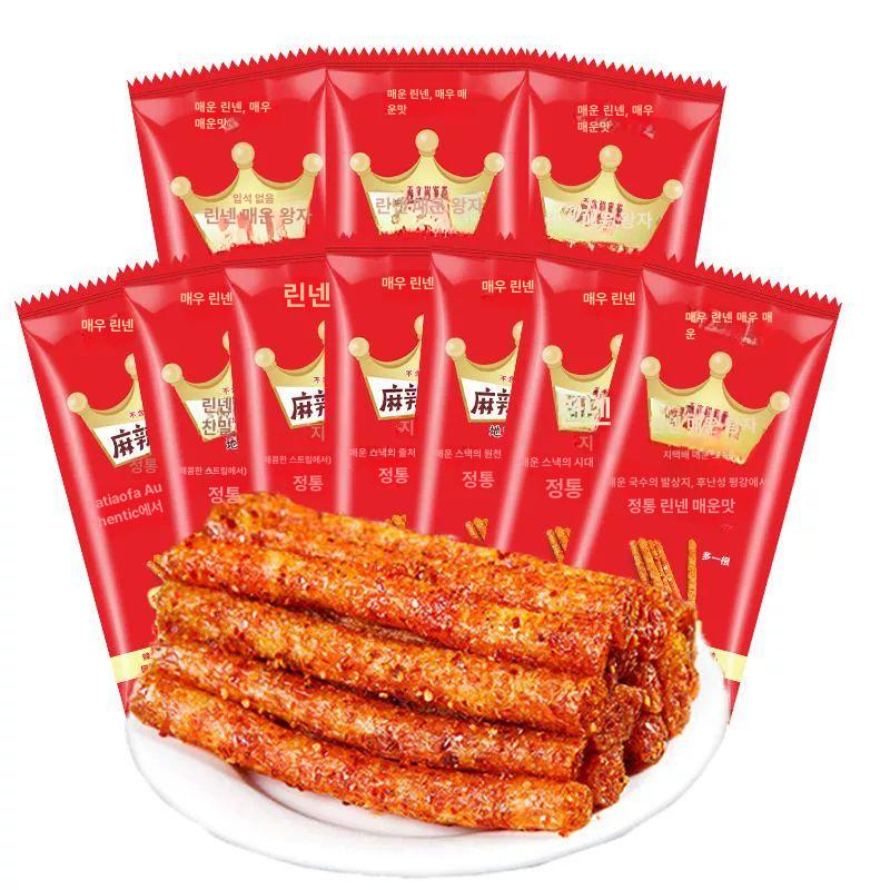 마라왕자 라티아오 마라쫀드기 쫀드기 소분 식품 매운맛 아주매운맛 360gx1상자/20봉지/4개 - 상품 이미지