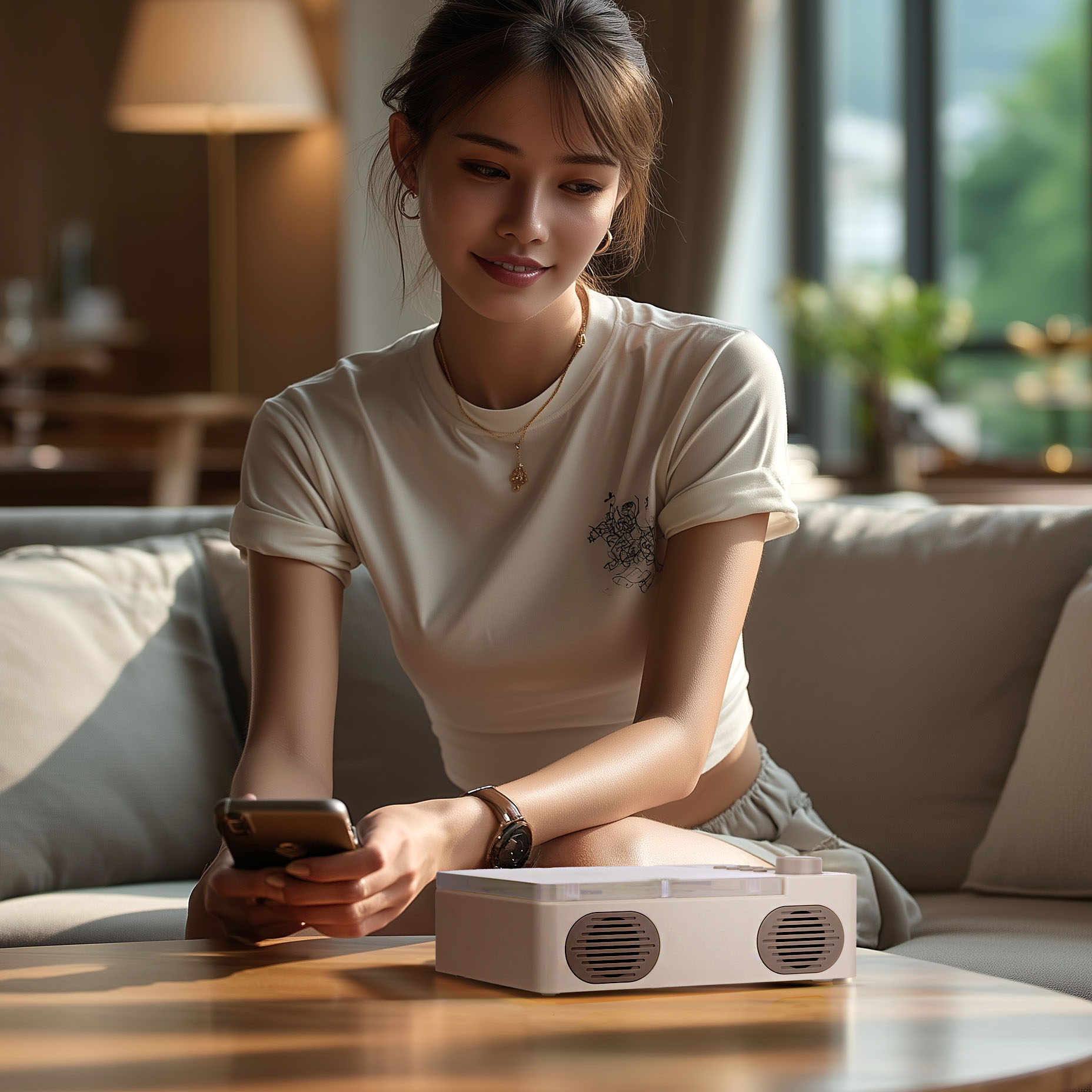 브리츠 BZ-YM10 포터블 CD플레이어 라디오 블루투스 스피커