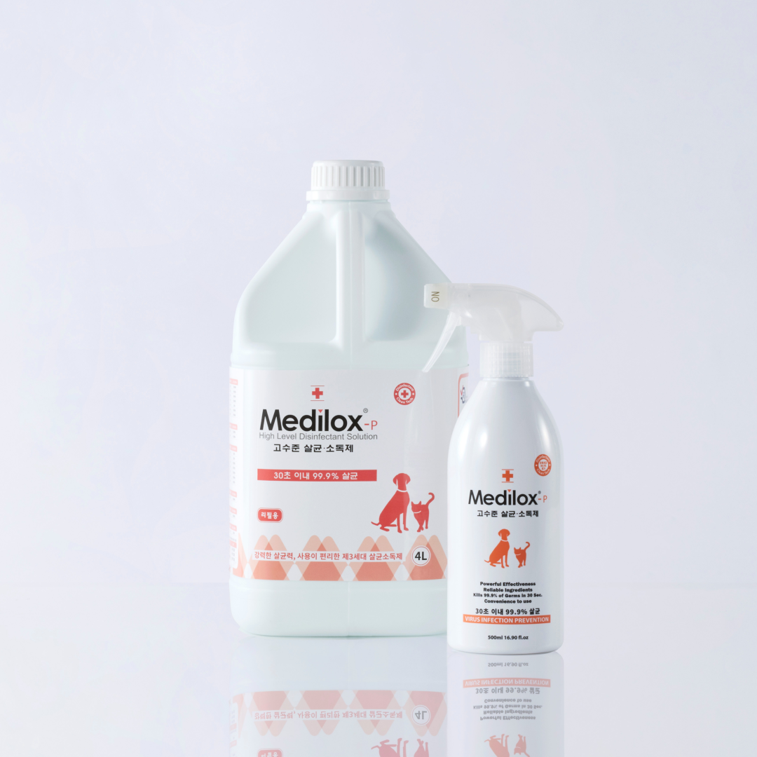 메디록스 P 고수준 살균 소독제 4L+휴대용 S80ml 1개 - 상세 이미지 3
