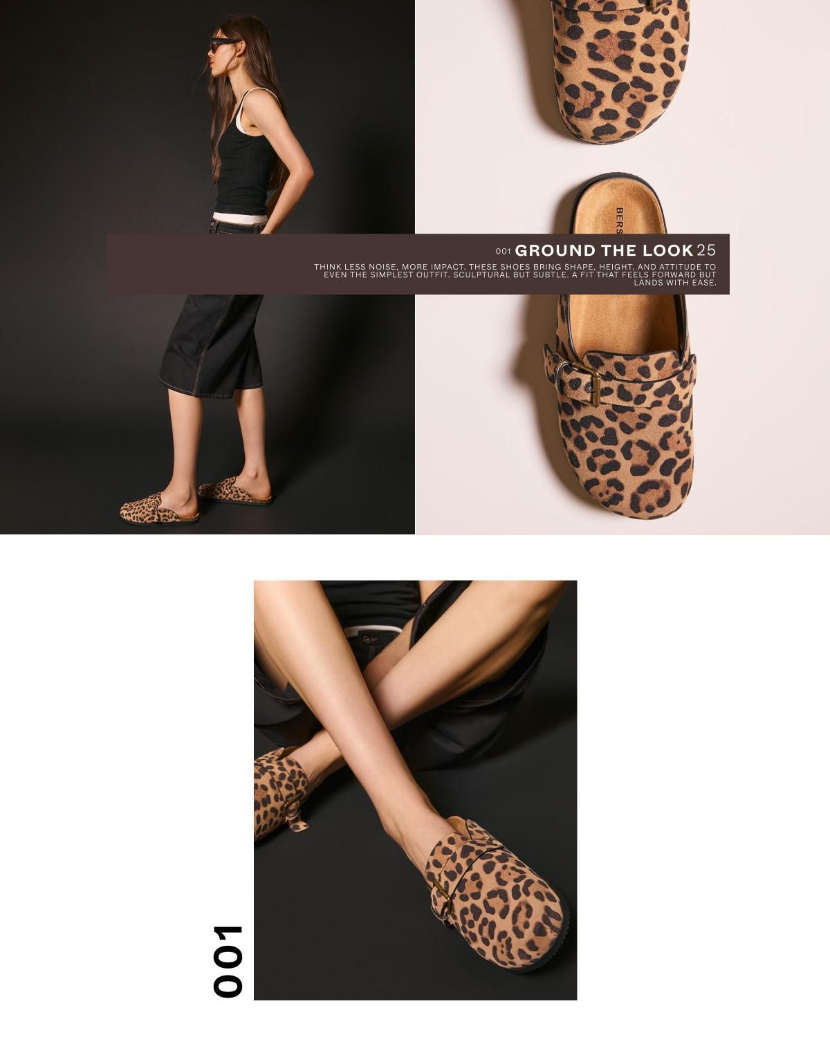 버쉬카 애니멀프린트 레더 버클 클로그 1605/664 ANIMAL PRINT - 상세 이미지 5