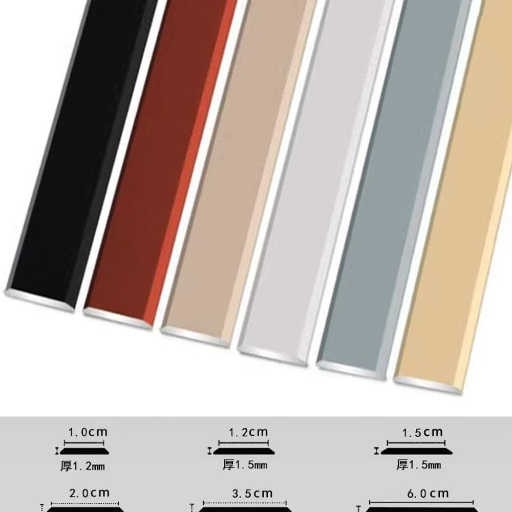 알루미늄 벽면 몰딩 A. 무료 샘플 획득 길이 약 10cm, A. 2.7m, A. 10mm 이미지 6