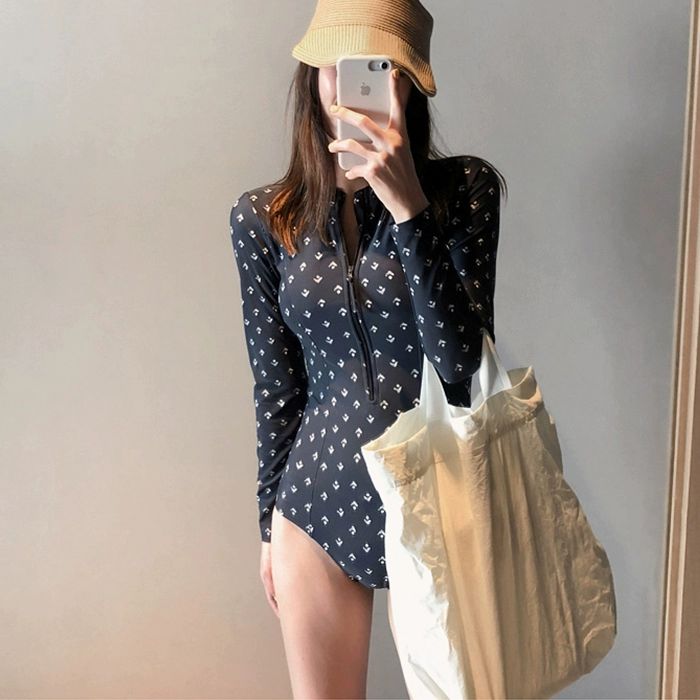 해변 실내 수영장 목욕 수영복 호캉스 여성실내수영복 이미지색 - 상품 이미지