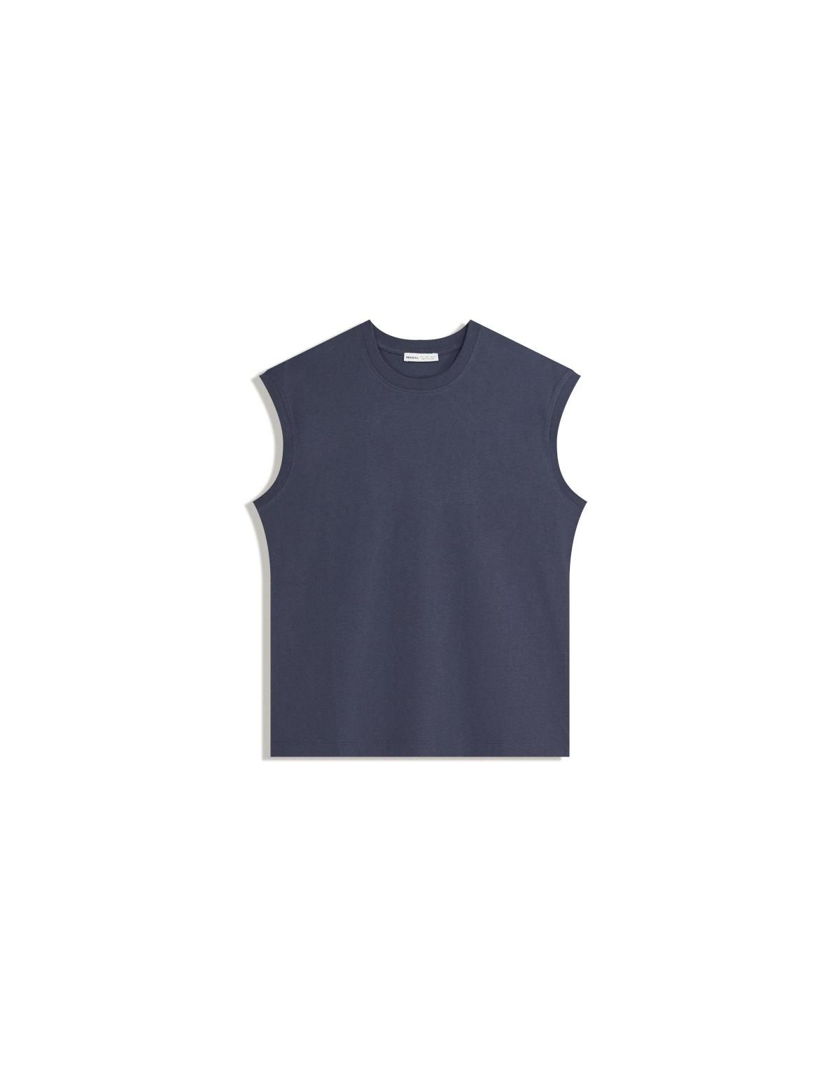 버쉬카 모던 네이비 민소매 탑 7594/093 NAVY - 상세 이미지 2