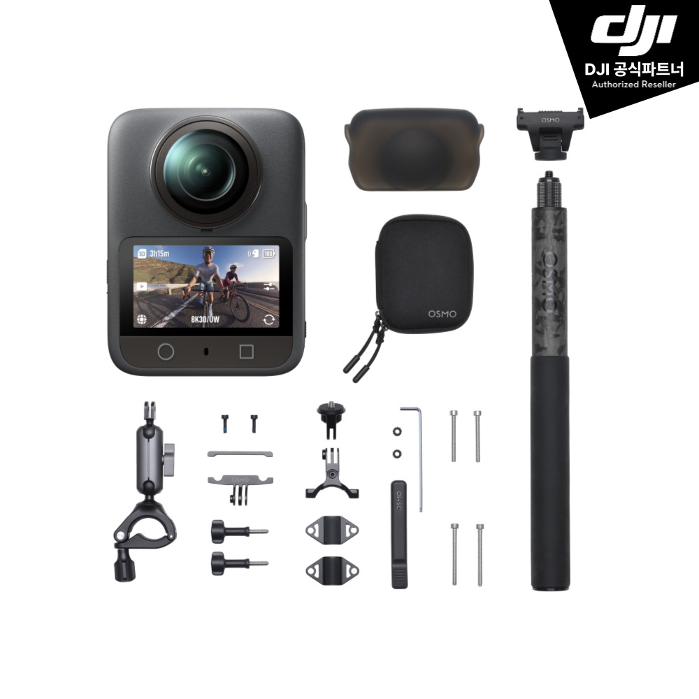 DJI Osmo 360 로드 사이클링 후방 POV 콤보