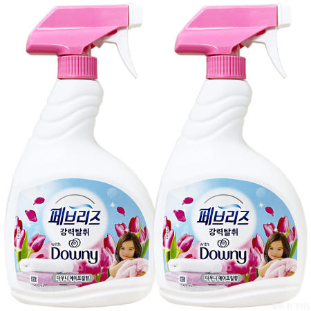 페브리즈 섬유탈취제 대용량 다우니향 900ml 2개