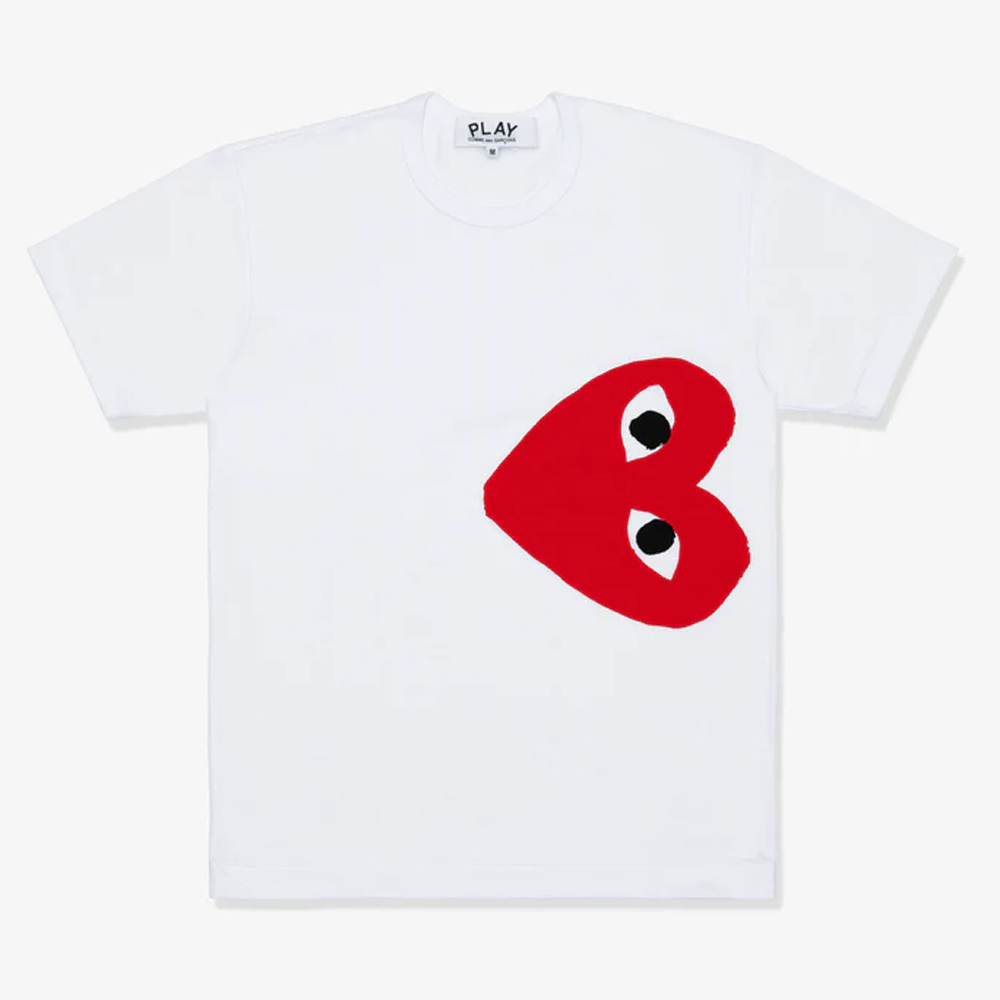 꼼데가르송 반팔티 Cotton Jersey Print/Red X Black Ax-T345-051 - 상세 이미지 3